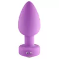 Shine Bright Vibrating Butt Plug Magenta - Hott Love Extreme at Spencer's
