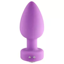 Shine Bright Vibrating Butt Plug Magenta - Hott Love Extreme at Spencer's