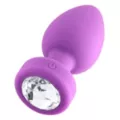 Shine Bright Vibrating Butt Plug Magenta - Hott Love Extreme at Spencer's