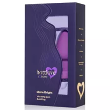 Shine Bright Vibrating Butt Plug Magenta - Hott Love Extreme at Spencer's