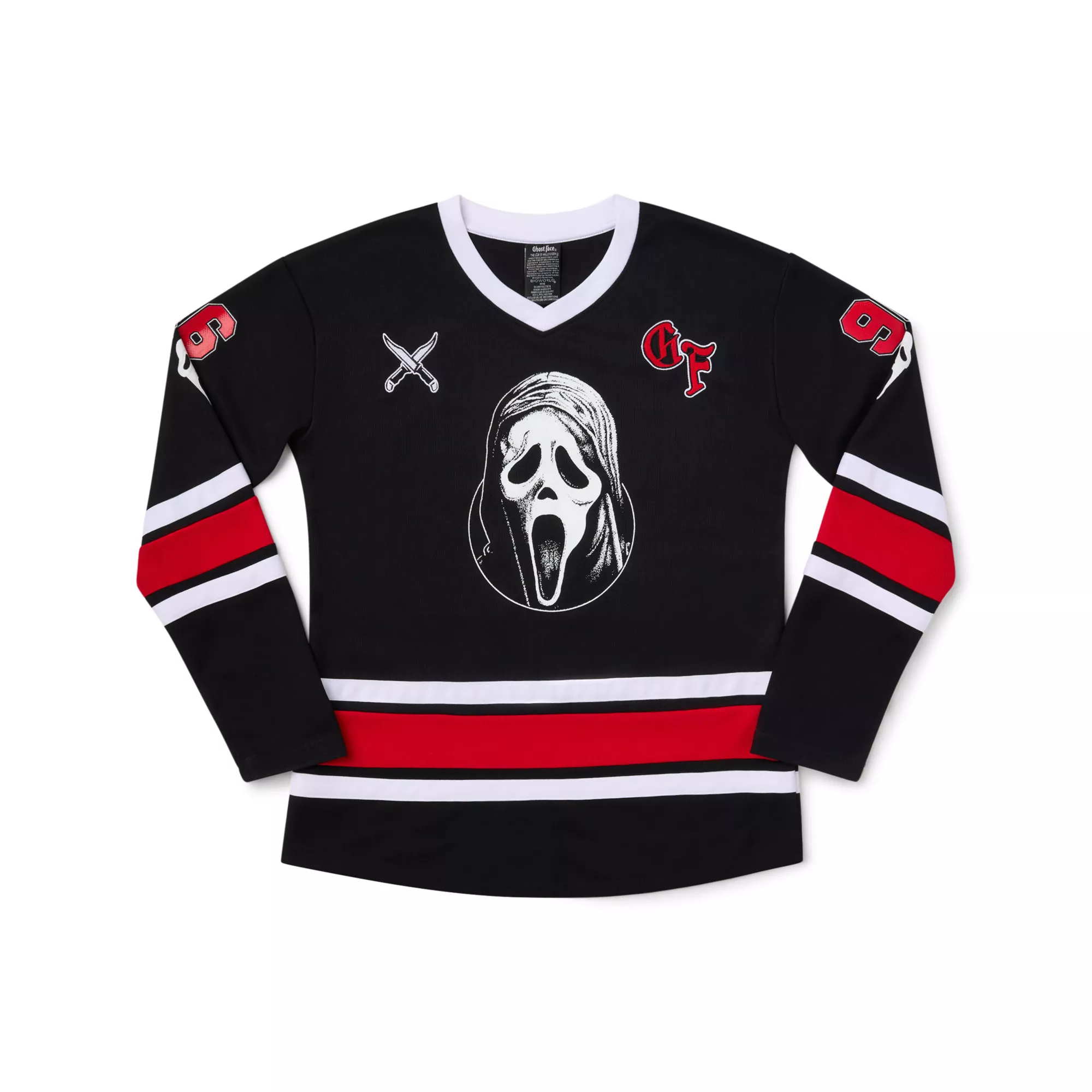 Ghost Face X Scream Hockey Jersey at Spencer's