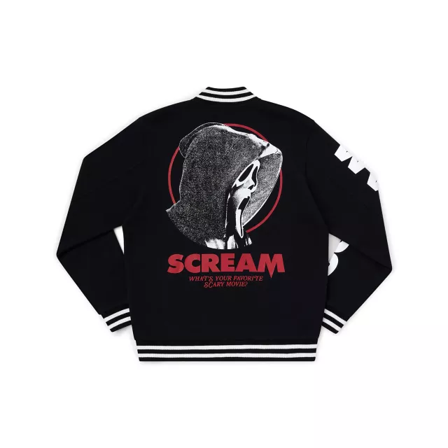 Ghost Face x Scream Varsity Jacket