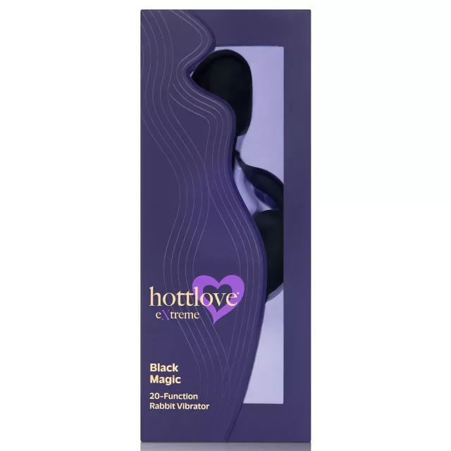 Black Magic Rabbit Vibrator - Hott Love Extreme at Spencer's