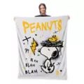 Peanuts Snoopy Graffiti Fleece Blanket at Spencer's
