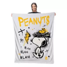 Peanuts Snoopy Graffiti Fleece Blanket at Spencer's