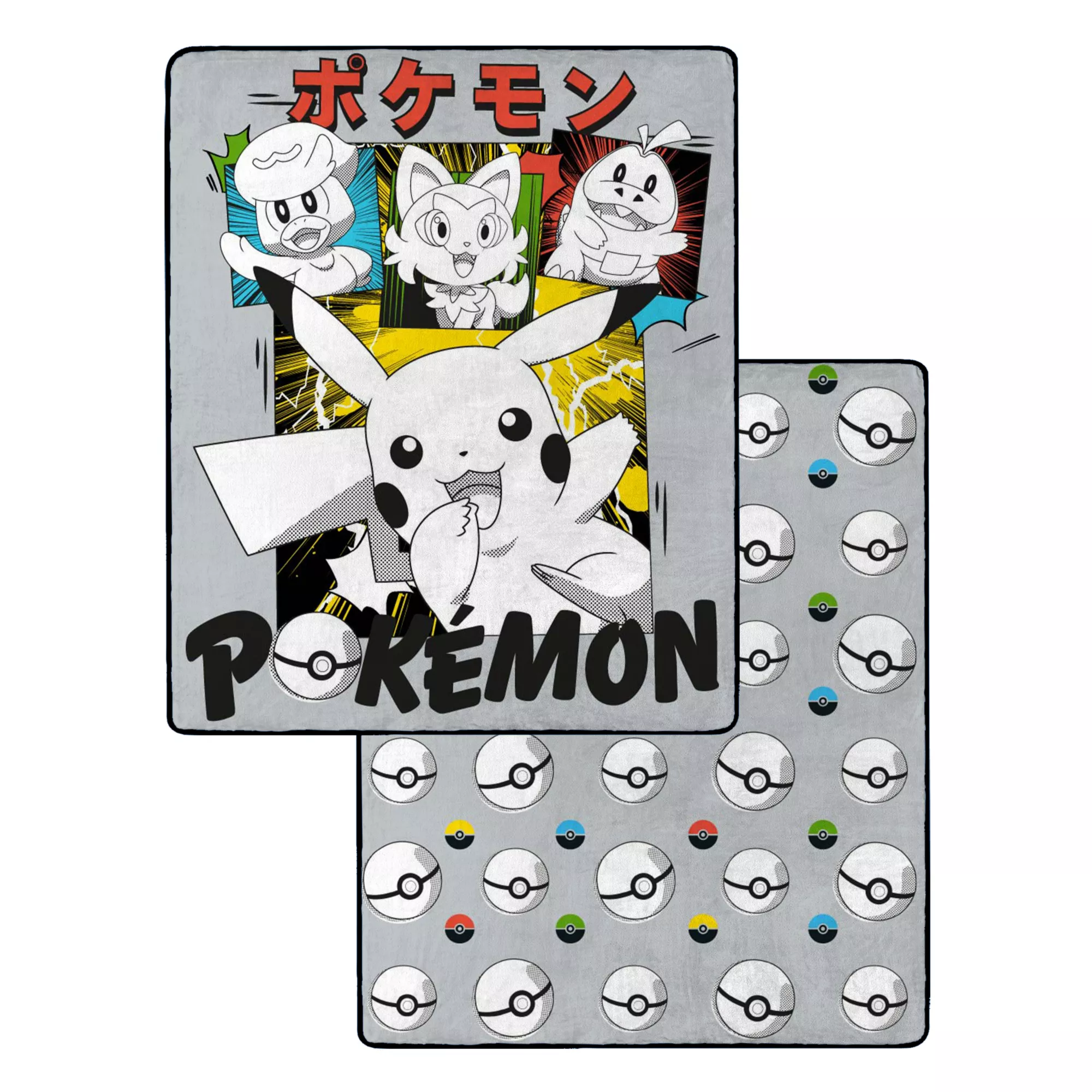 Pokémon Pokime Reversible Fleece Blanket at Spencer's