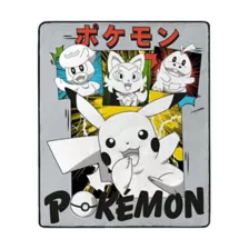 Pokémon Pokime Reversible Fleece Blanket at Spencer's