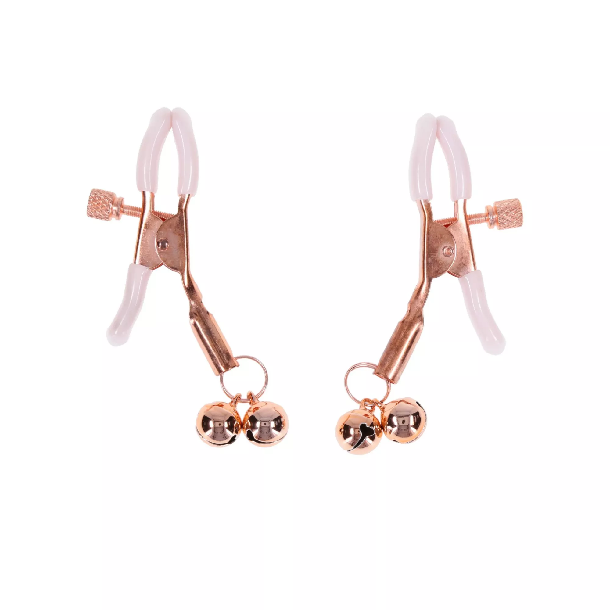 Peach Bell Nipple Clamps - Pleasure Bound