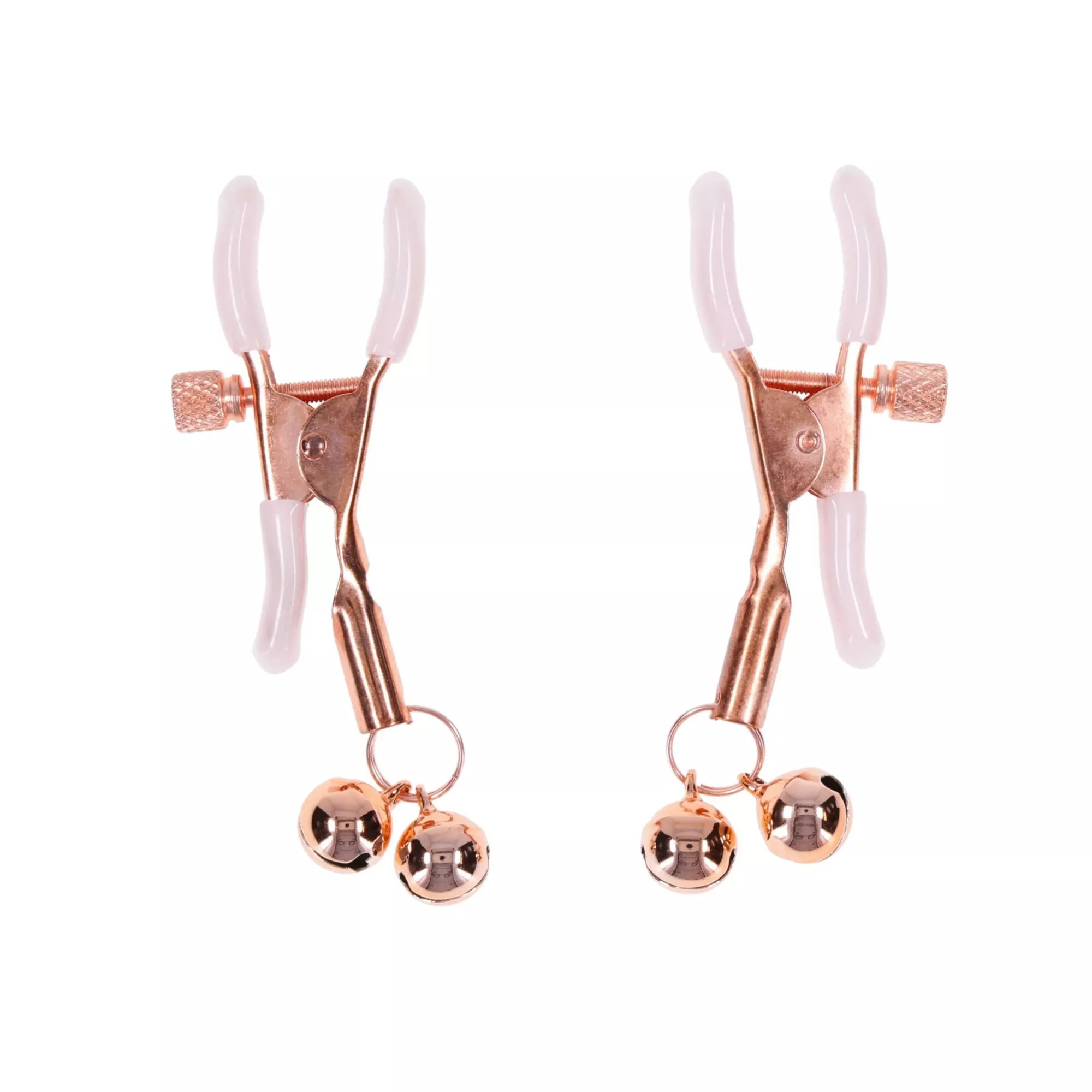 Peach Bell Nipple Clamps - Pleasure Bound