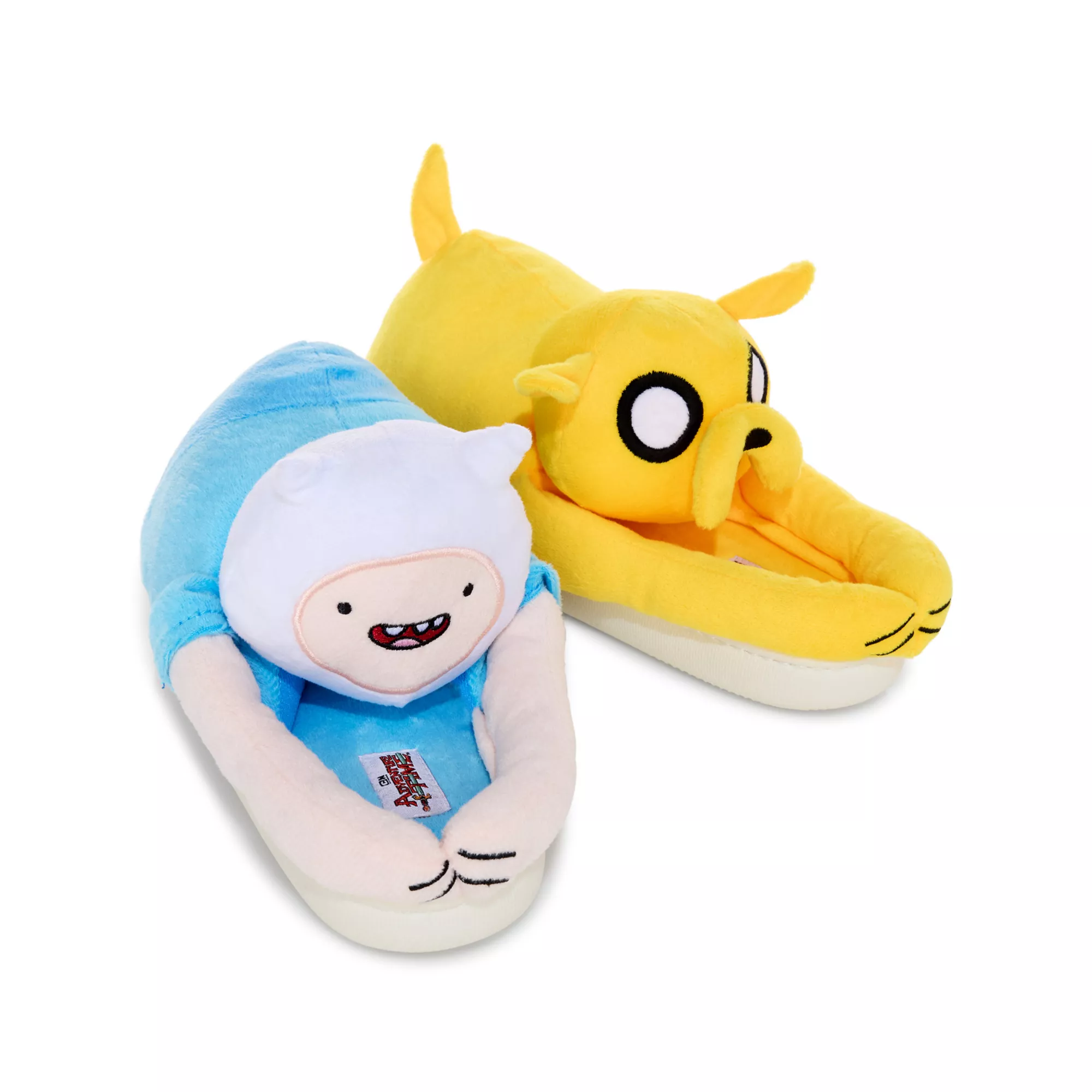 Finn and Jake 3D Hugger Slippers - Adventure Time at Spencer's