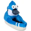 Regular Show Mordecai and Rigby Plush Slippers at Spencer's