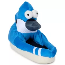Regular Show Mordecai and Rigby Plush Slippers at Spencer's