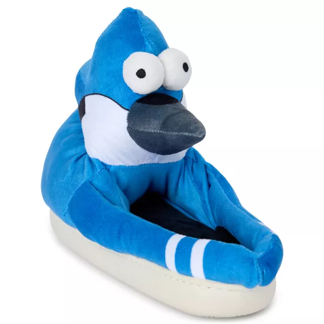 Regular Show Mordecai and Rigby Plush Slippers at Spencer's