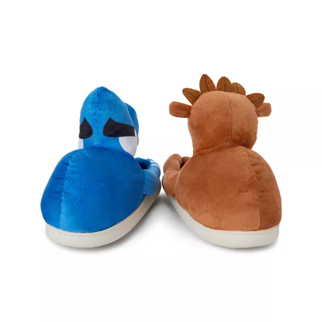 Regular Show Mordecai and Rigby Plush Slippers at Spencer's