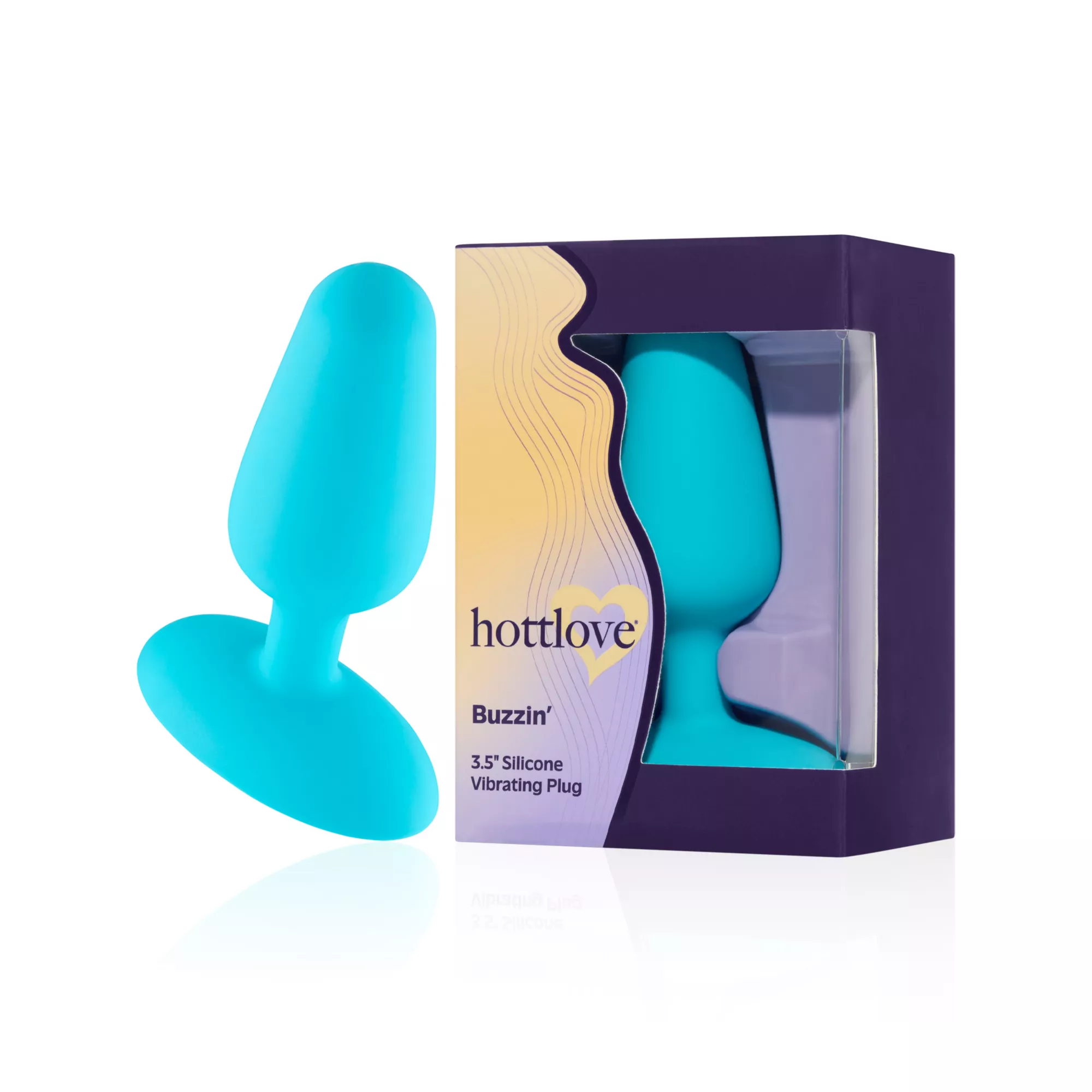 Hott Love Buzzin' Silicone Vibrating Butt Plug at Spencer's
