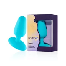 Hott Love Buzzin' Silicone Vibrating Butt Plug at Spencer's