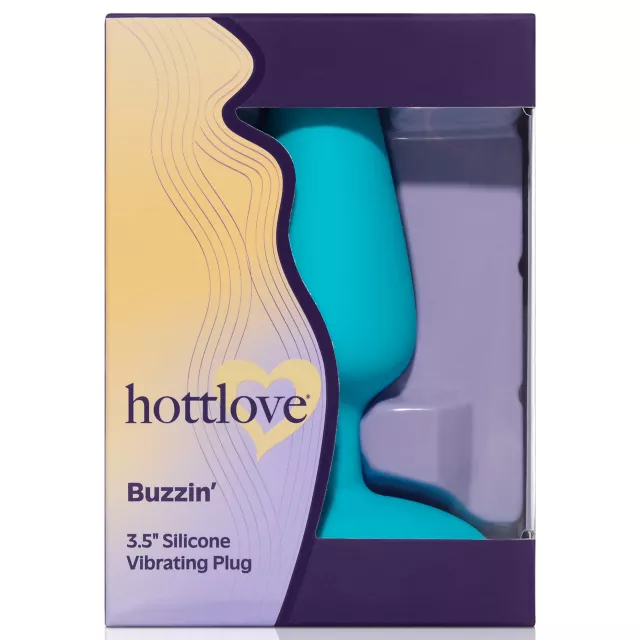 Hott Love Buzzin' Silicone Vibrating Butt Plug at Spencer's