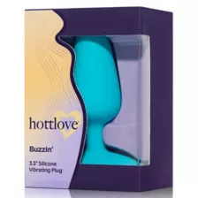 Hott Love Buzzin' Silicone Vibrating Butt Plug at Spencer's