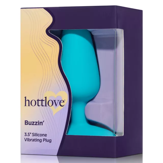 Hott Love Buzzin' Silicone Vibrating Butt Plug at Spencer's