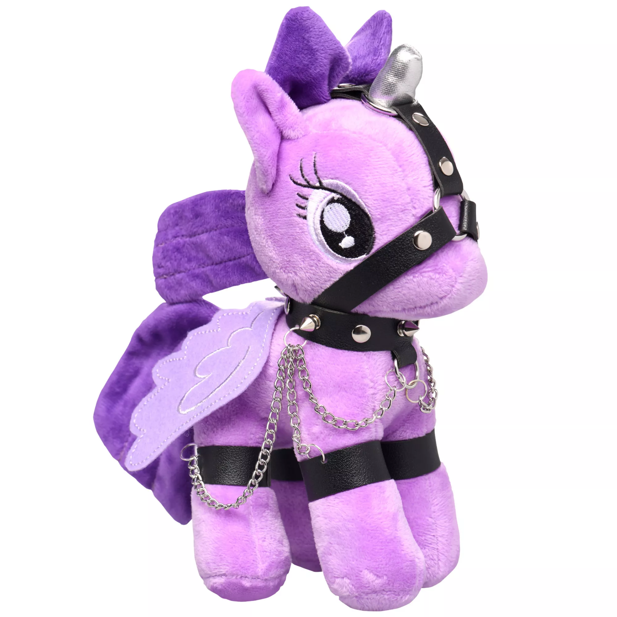 Purple Bondage Pony Plush at Spencer's