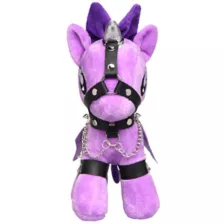 Purple Bondage Pony Plush at Spencer's