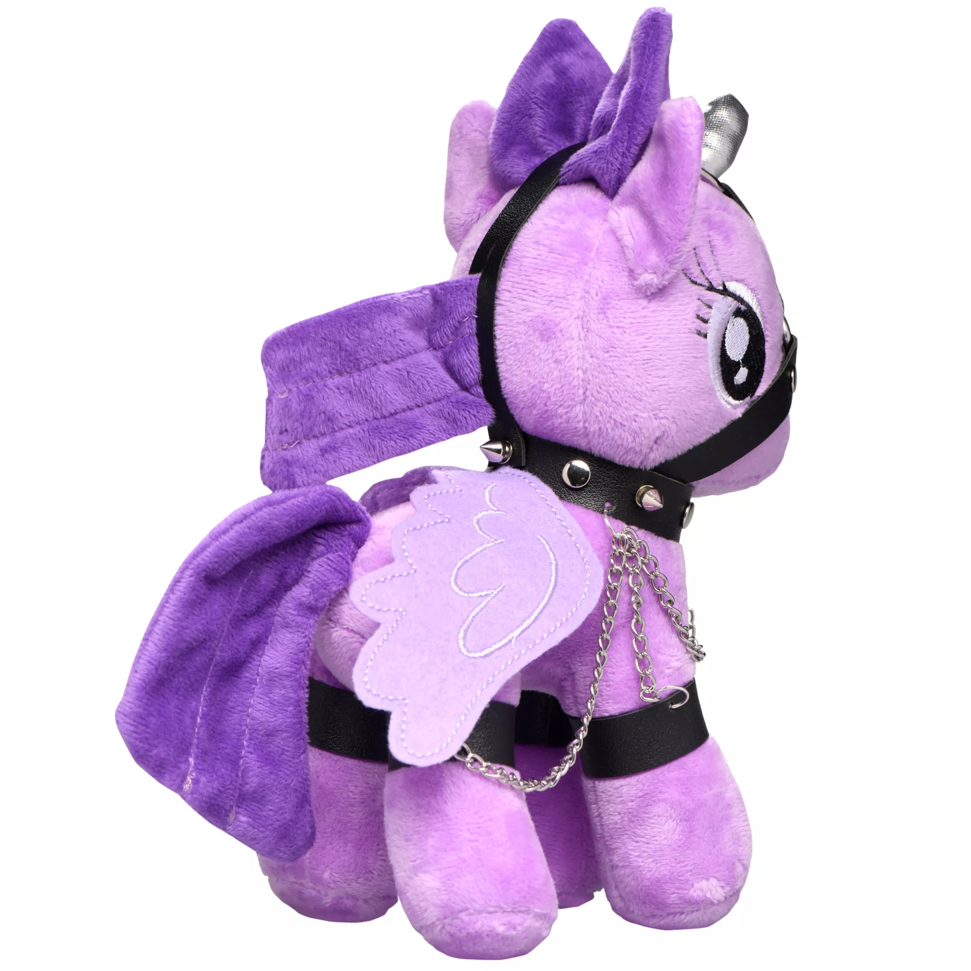 Purple Bondage Pony Plush at Spencer's