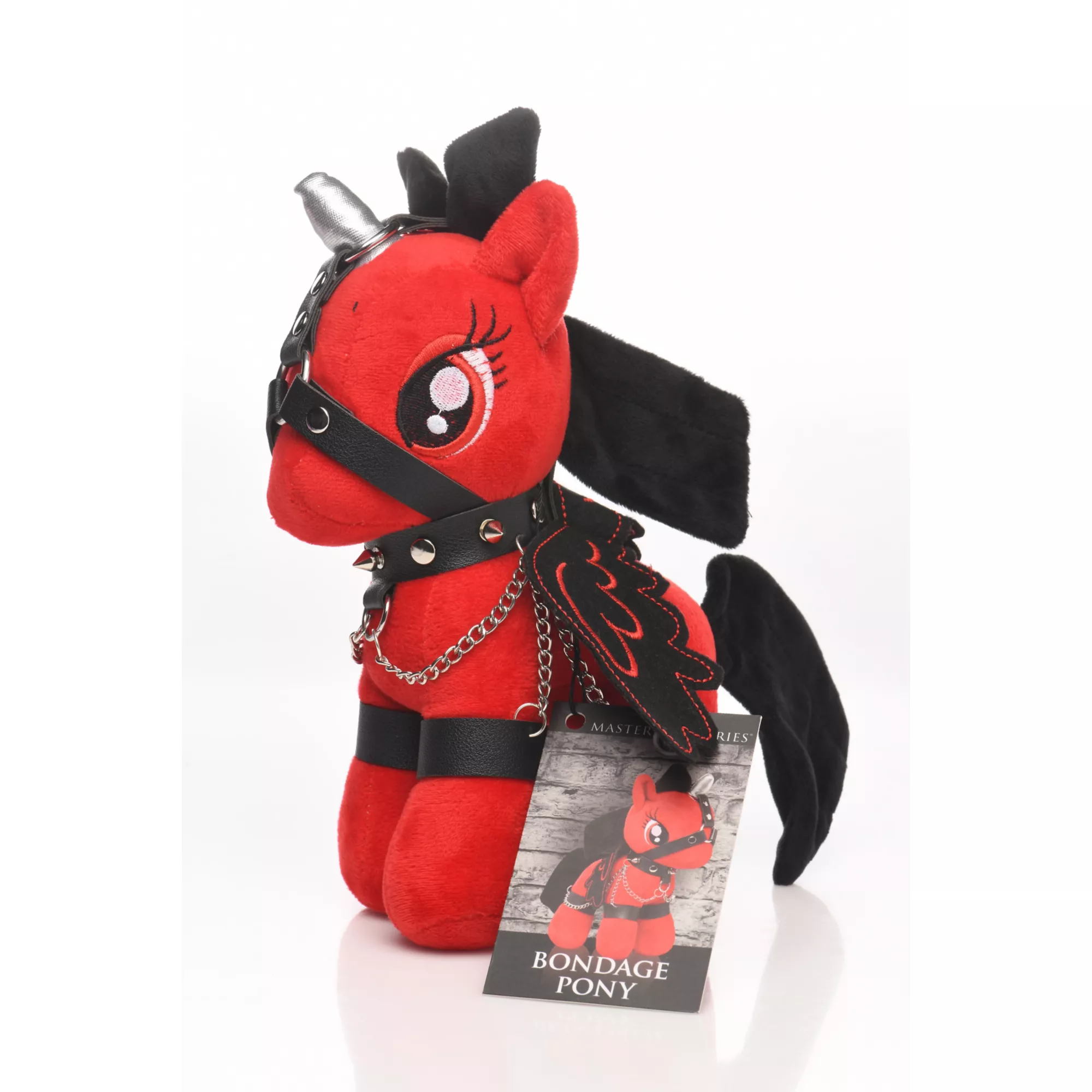 Red Bondage Pony Plush at Spencer's