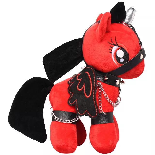 Red Bondage Pony Plush at Spencer's