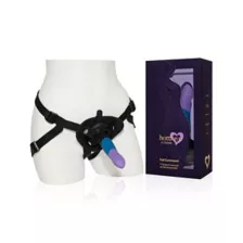Full Command 7 Inch Strap On Harness with Bullet Vibrator - Hott Love Extreme at Spencer's