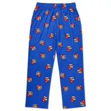 Mario Faces Lounge Pants - Super Mario Bros. at Spencer's