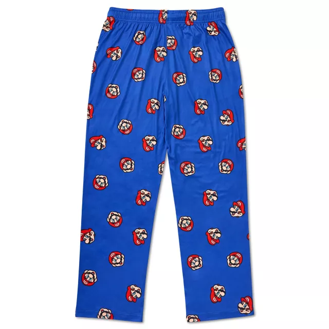 Mario Faces Lounge Pants - Super Mario Bros. at Spencer's