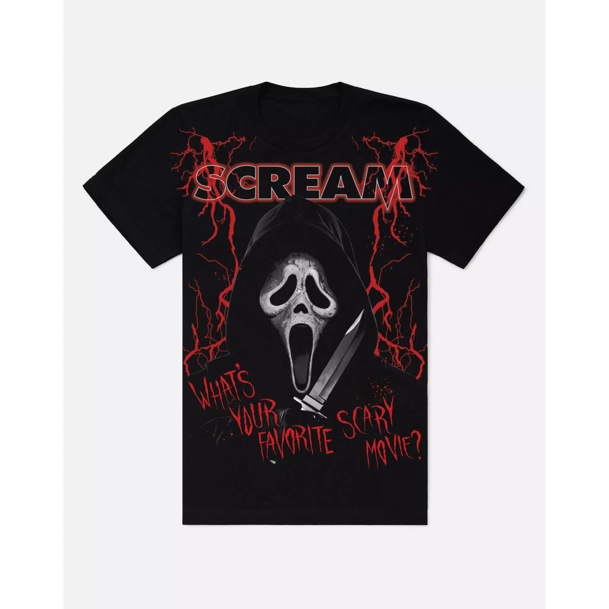 Ghost Face Scary Movie T Shirt at Spencer's