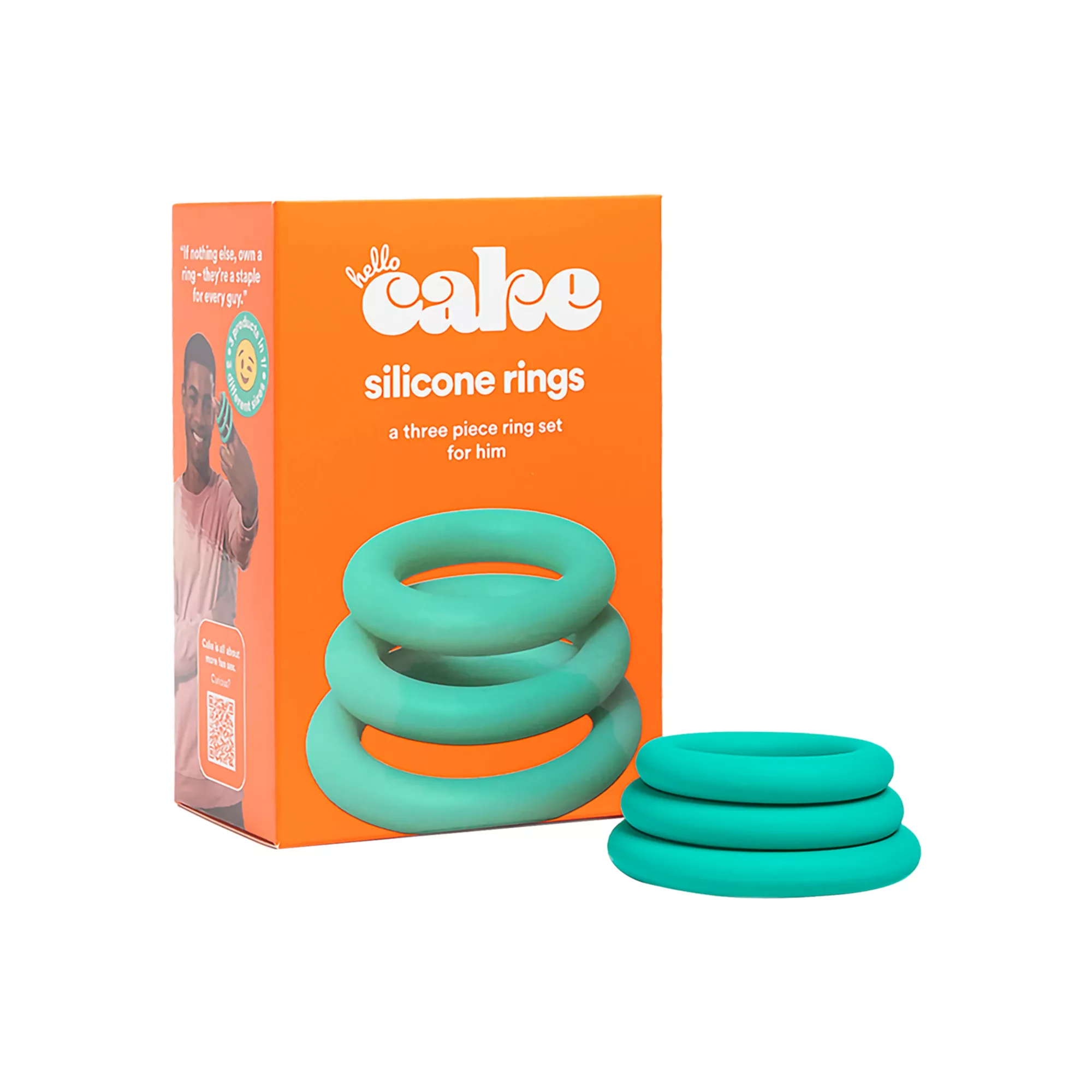 Multi-Pack Hello Cake Cock Rings - 3 Pack at Spencer's