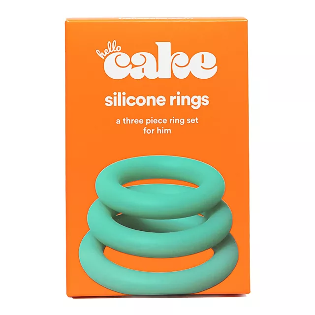 Multi-Pack Hello Cake Cock Rings - 3 Pack at Spencer's
