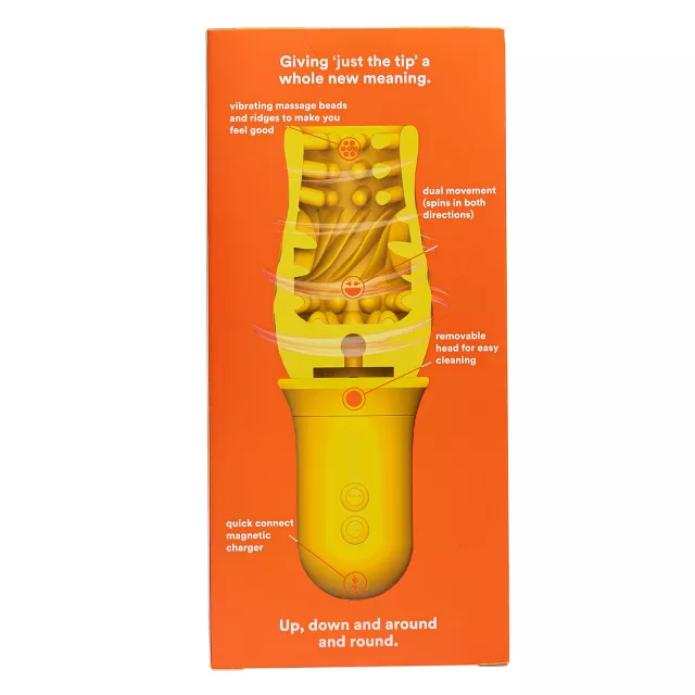 Hello Cake Spinning & Vibrating Stroker