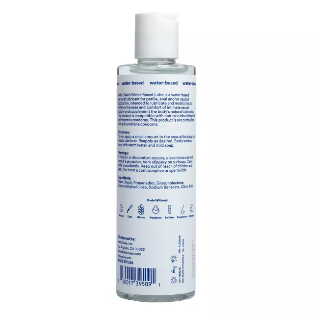Hello Cake Water Based Lubricant - 8 oz. at Spencer's