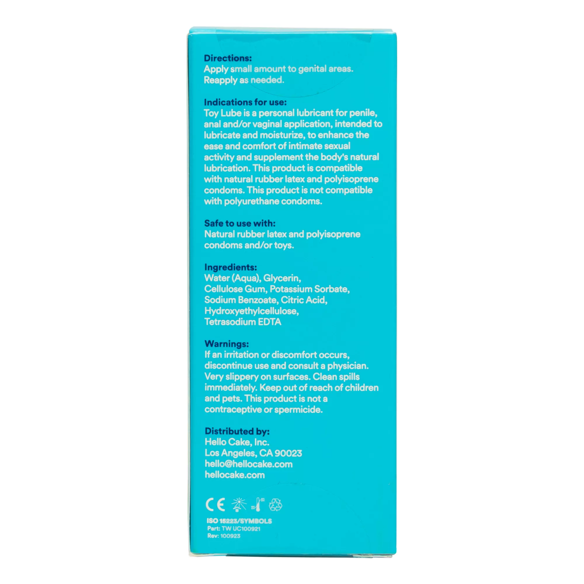 Hello Cake Toy Lubricant - 1.7 oz. at Spencer's