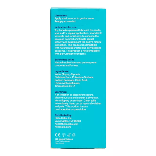 Hello Cake Toy Lubricant - 1.7 oz. at Spencer's