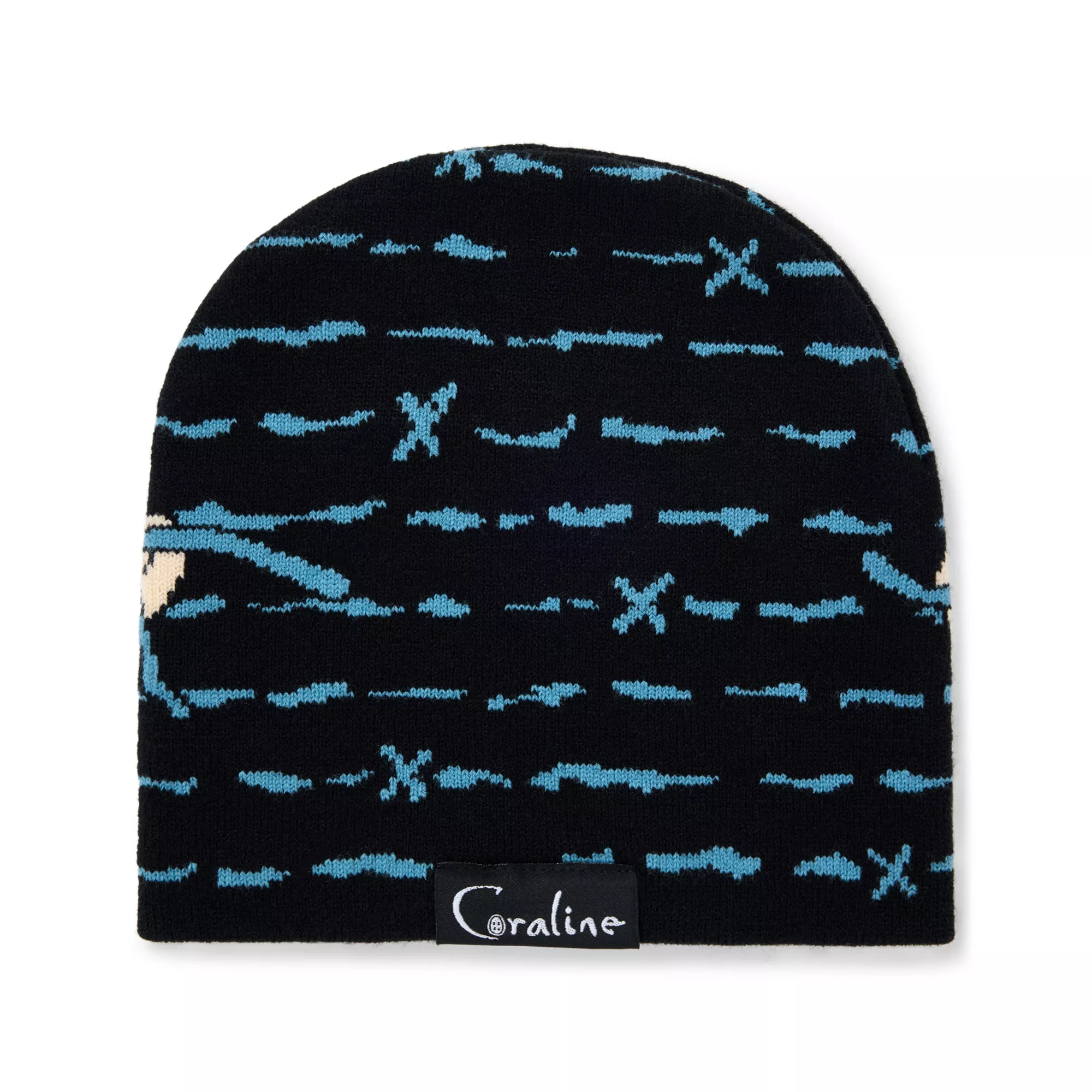 Coraline Button Eyes Beanie Hat at Spencer's