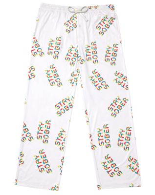 D'Aydrian Harding White Stay Sober Lounge Pants