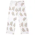 D'Aydrian Harding White Stay Sober Lounge Pants at Spencer's