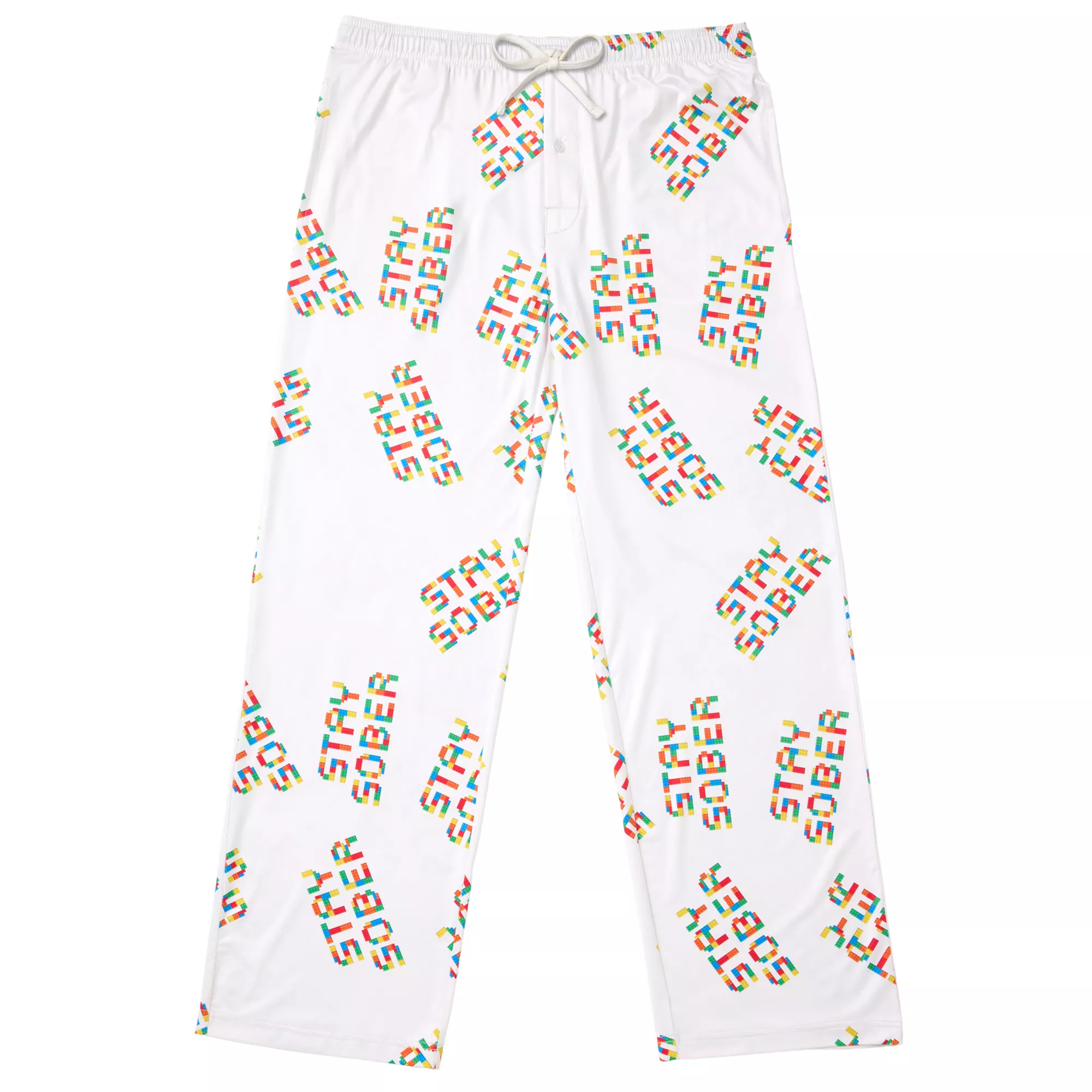 D'Aydrian Harding White Stay Sober Lounge Pants at Spencer's