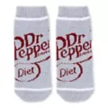 Dr. Pepper Fuzzy Ankle Socks - 3 Pack at Spencer's