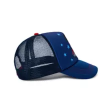 Betty Boop Starry Biker Trucker Hat at Spencer's