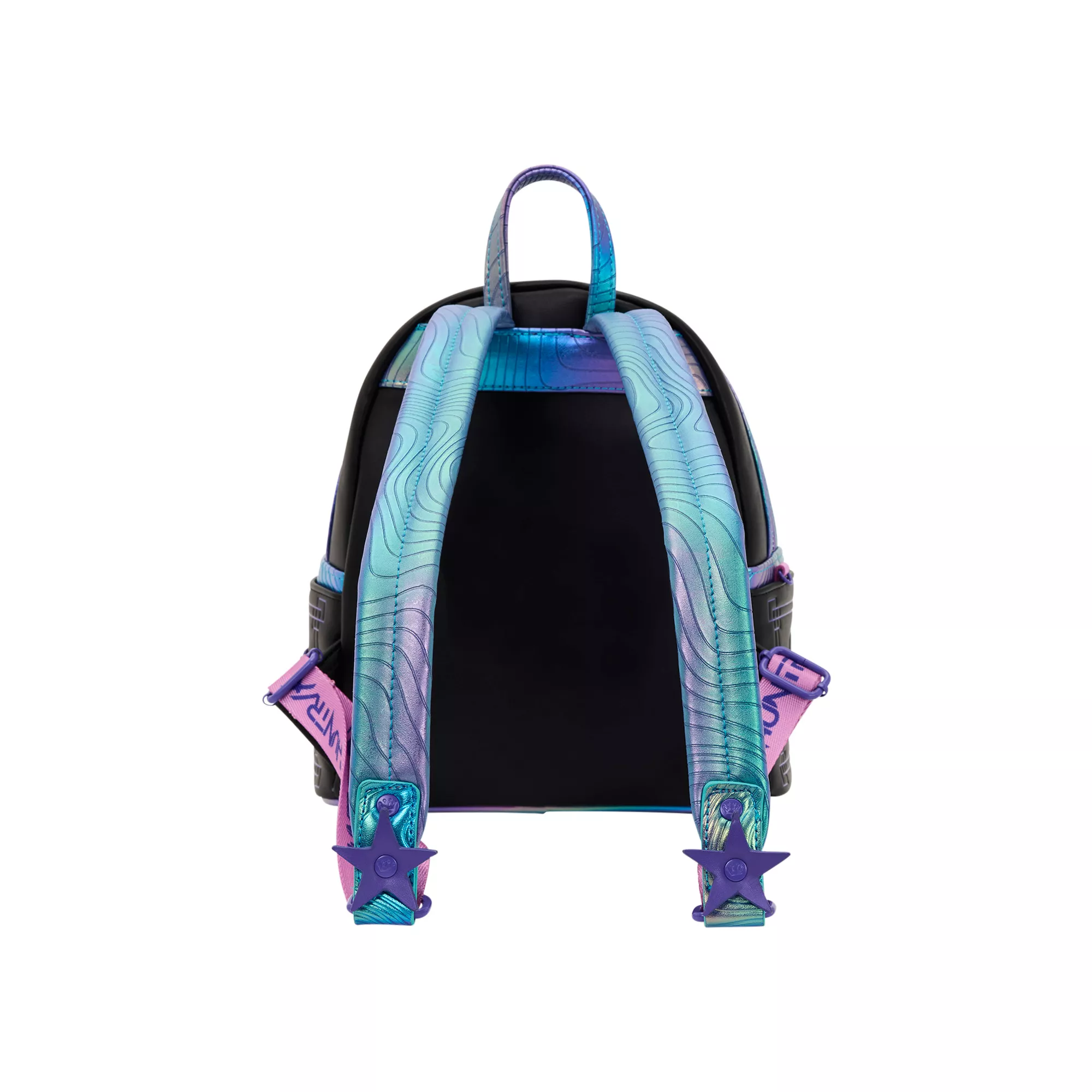 Loungefly KPop Demon Hunters Huntr/x Mini Backpack with ID Badge at Spencer's