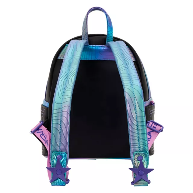 Loungefly KPop Demon Hunters Huntr/x Mini Backpack with ID Badge at Spencer's