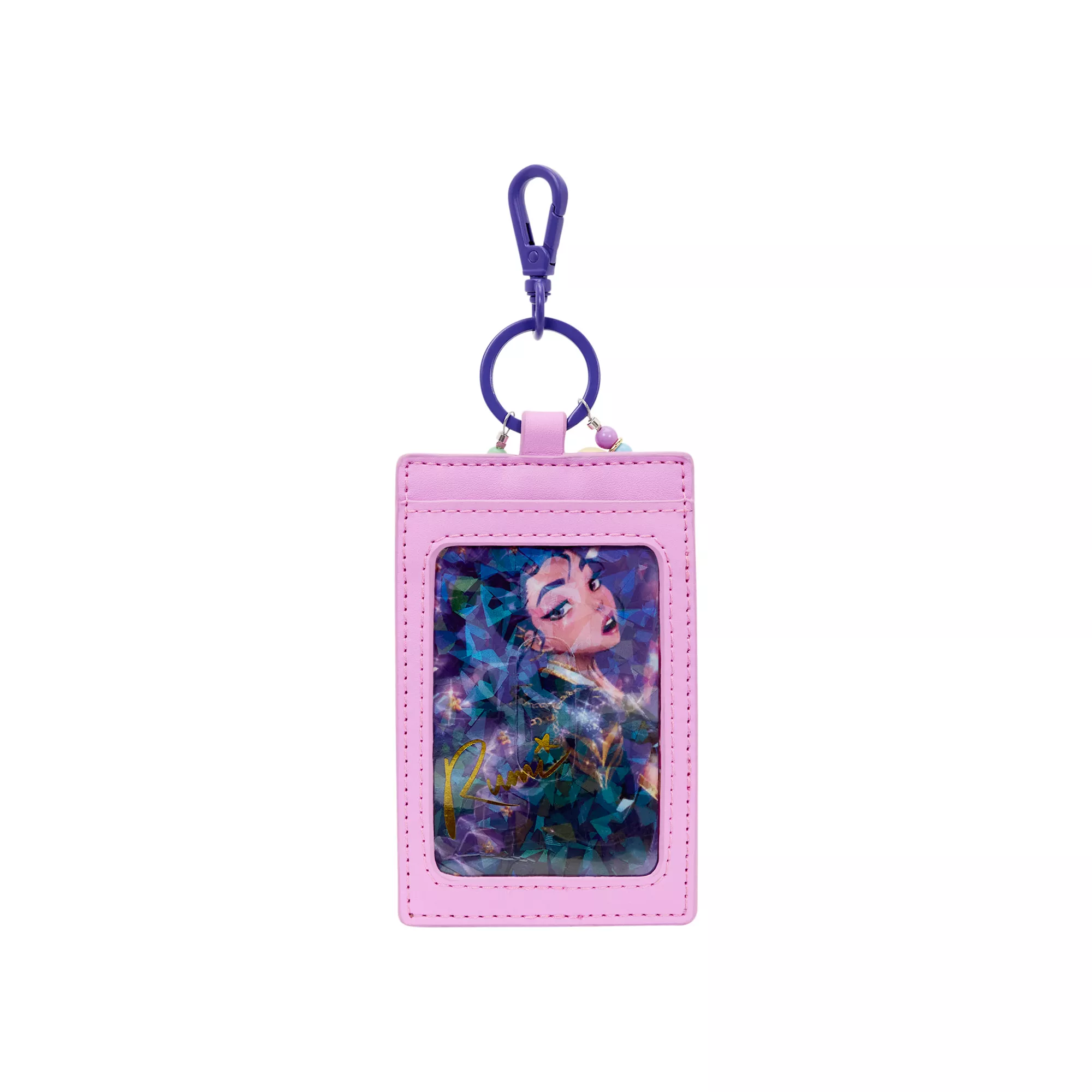 Loungefly KPop Demon Hunters Huntr/x Mini Backpack with ID Badge at Spencer's