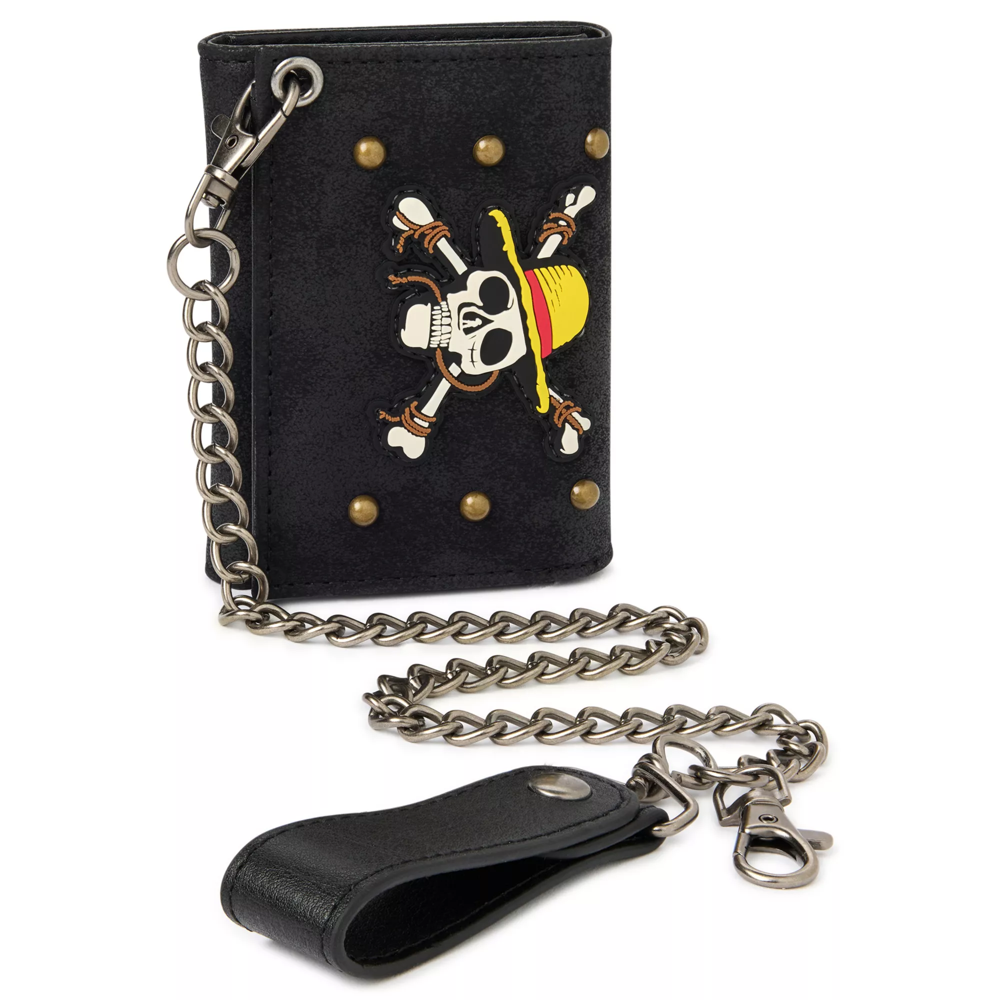 One Piece Straw Hat Crew Chain Wallet at Spencer's