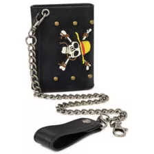 One Piece Straw Hat Crew Chain Wallet at Spencer's