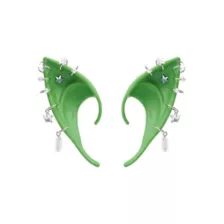 Green Celestial Pierced Elf Ear Cuffs at Spencer's